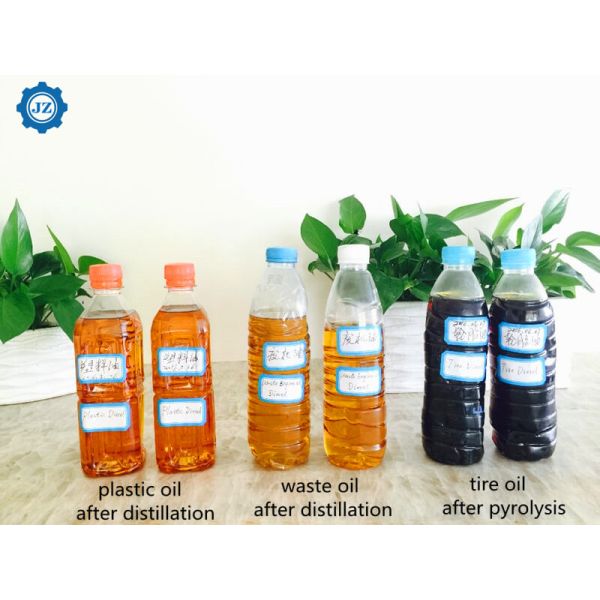 30Ton 50Ton Fully Automatic Waste Oil Distillation To Diesel Oil Plant With Solvent Refining Unit