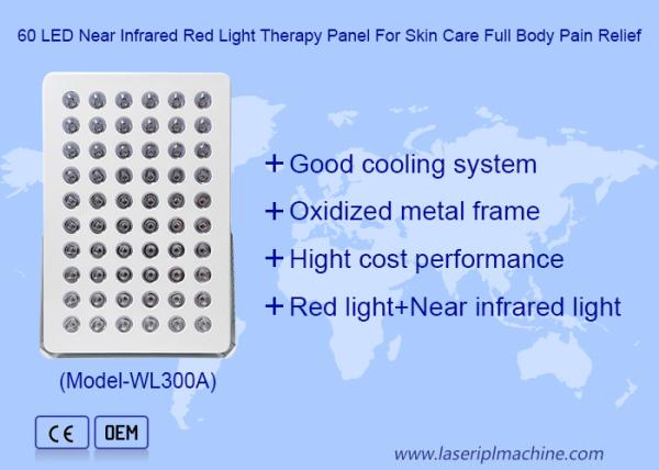 630nm 660nm 810nm 830nm 850nm Red Near Infrared 300w Led Light Therapy Panel