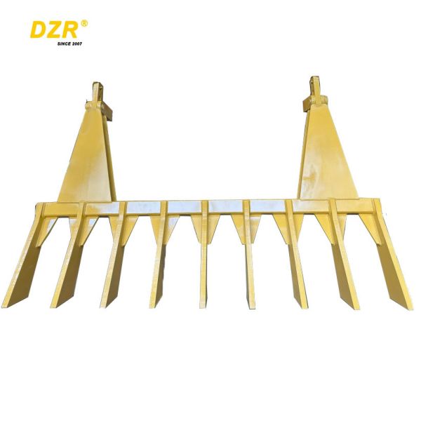 Stick Rake Grapple Root Rake Bucket for Strong Rock Dozer Construction Works
