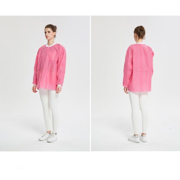 High Quality Laboratory Chemical Medical Uniforms Nurse Fashion Hospital Disposable Lab Jackets