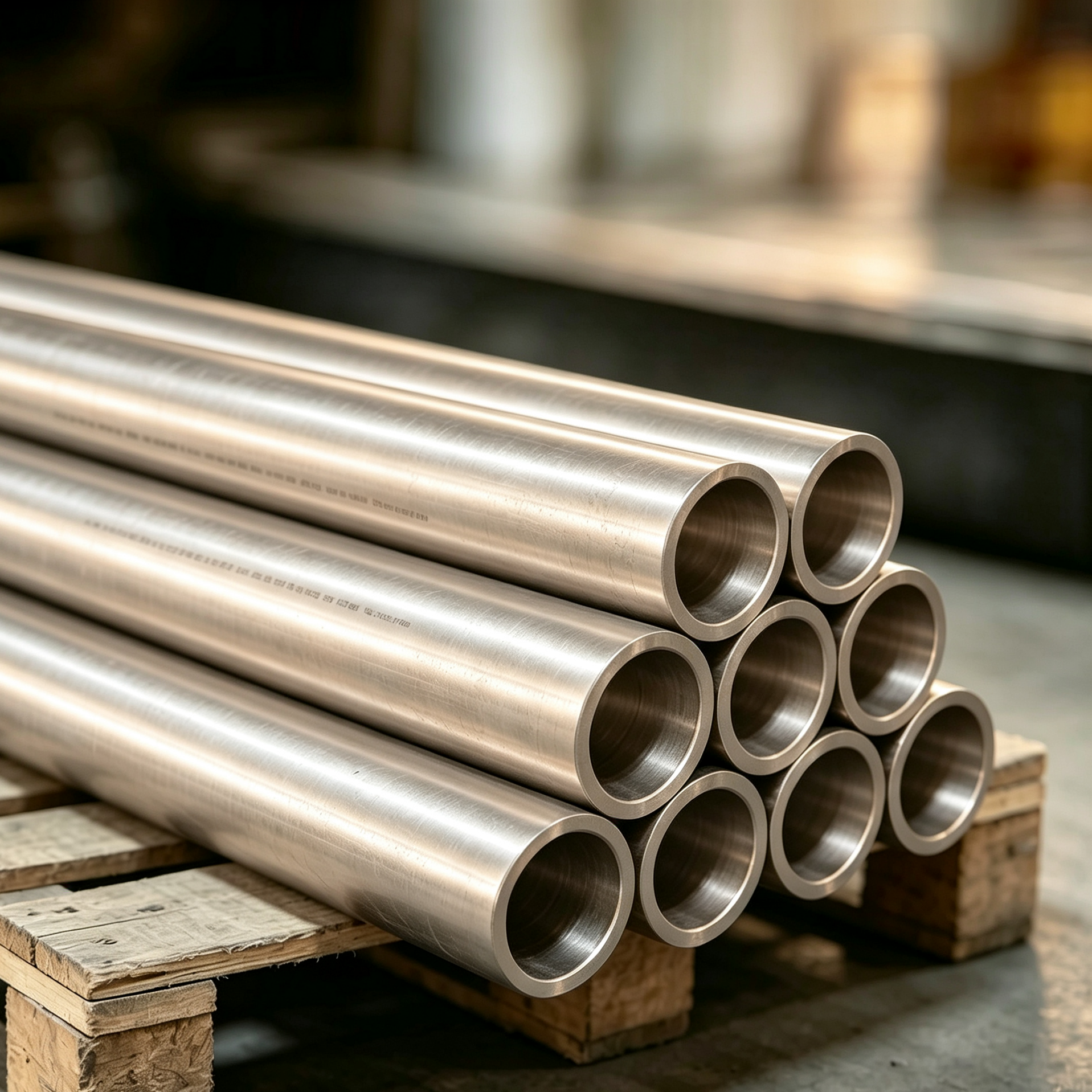 Bright Finish CuNi 70/30 Seamless Pipe Tight Tolerance Nickel Copper Alloy Tubing with High Yield Strength