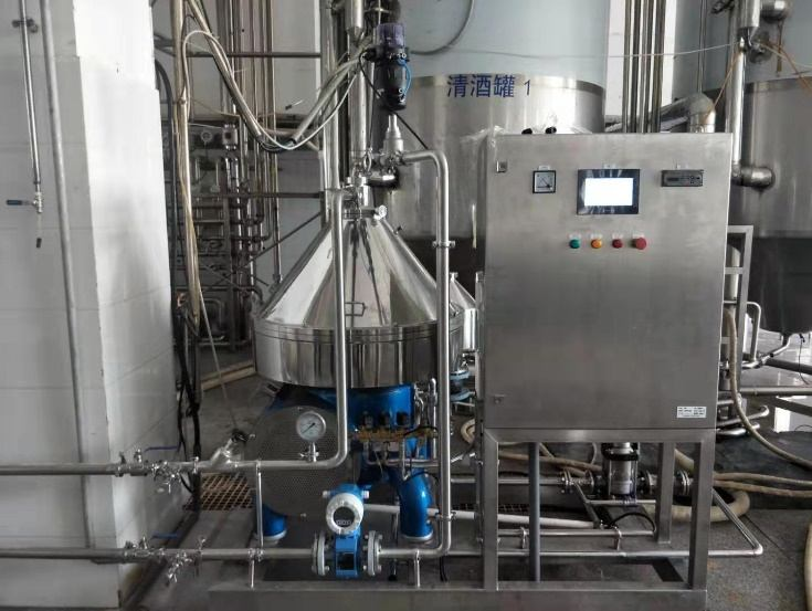 La pila de disco de la levadura de la cerveza de la limpieza de uno mismo centrifuga el separador para la clarificación