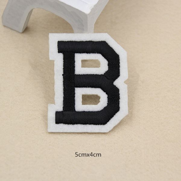 Custom Heat Cutting Embroidery Letter Patch For Clothing