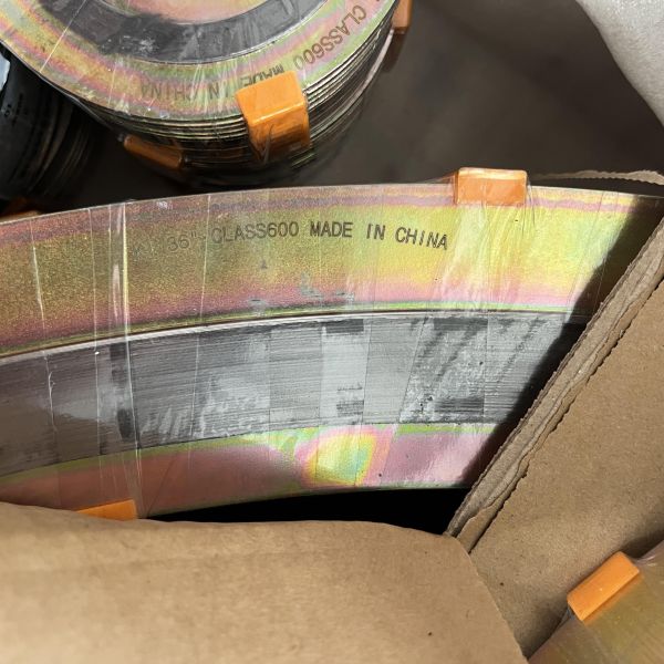 Asme B 16.20 Stainless steel 304 316L Metallic Spiral wound gasket with inner ring