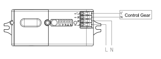 Anti-interference Trip-proof Light ON/OFF Motion Sensor, Support Front Dip Switch And Remote Configuration