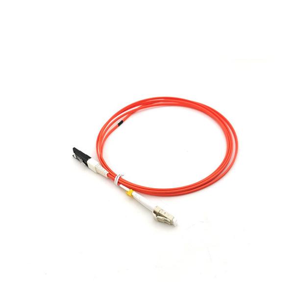 VF45 to LC fiber optic patch cord types Duplex 3.0mm 2.0mm PVC  Multimode  OM1