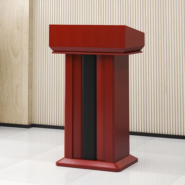 Thickened Solid Wooden Lectern Podium Church Podium School Furniture Student Speech Desk Speak Table