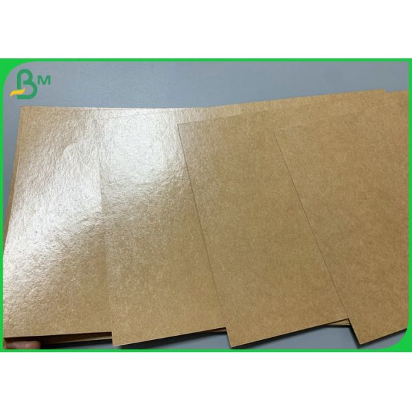 Manufacturer 300gsm Brown Kraft Paper PE Coated For Take Away Lunch Box