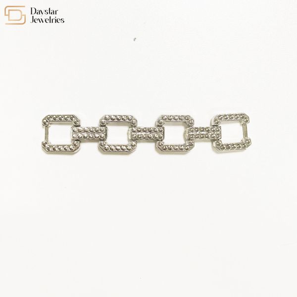 Custom Accessories Zircon Metal Buckle Chain Pendants For Key Handbag