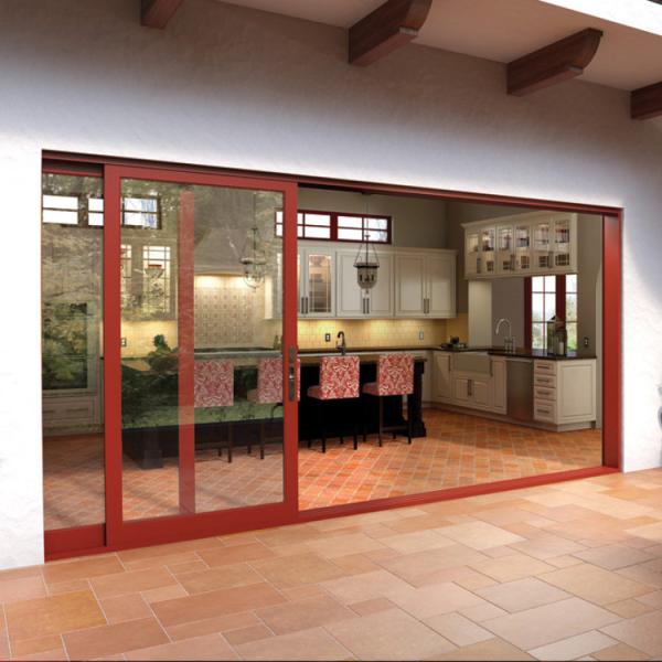 Custom Aluminum Sliding Doors Heat Insulation And Windproof Aluminum Folding Aluminum Screen Windows