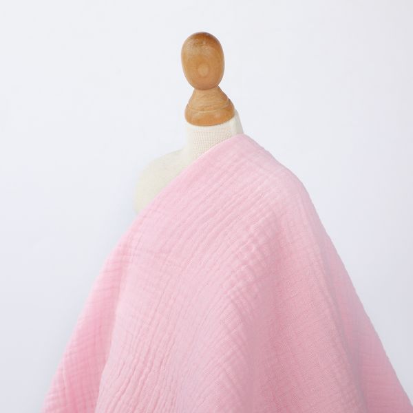 High Quality Wholesale Factory Woven Fabric Solid Color Crinkle Fabric Pure Cotton for Girls Women's Clothing Dress Shirt