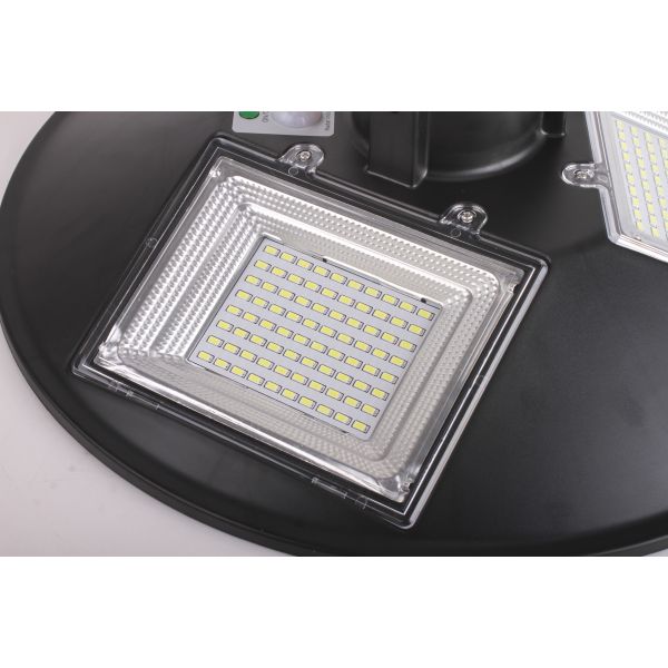 Waterproof UFO Round LED Solar Street Light 180 degree Beam angle