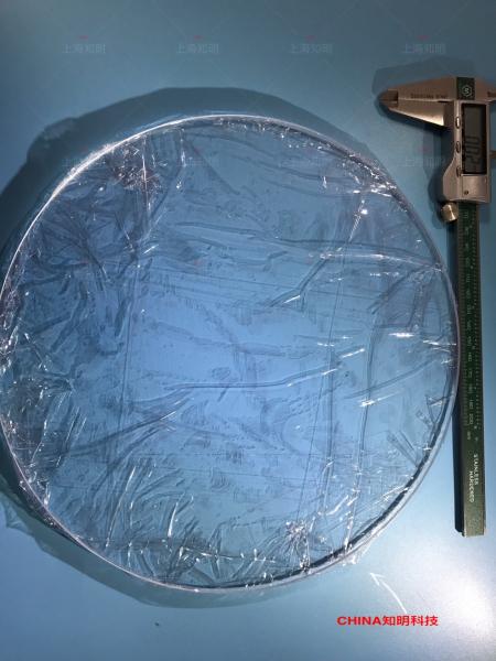 Lado do dobro da bolacha da safira do cristal do diâmetro 300mm lustrado para a janela