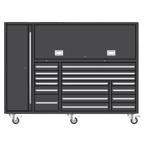 Нержавеющая сталь ручки металлические тяжелые инструменты для хранения шкафов для гаражей хранения