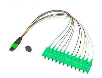 8 - 24 Core LSZH Jacket MPO Patch Cord With Male And Female Connector