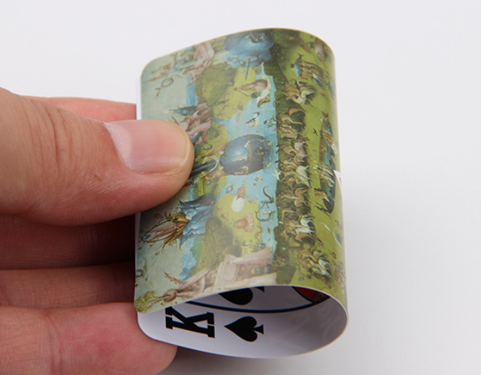 Plastic Playing 0.32mm PVC Poker Cards Matt Laminated