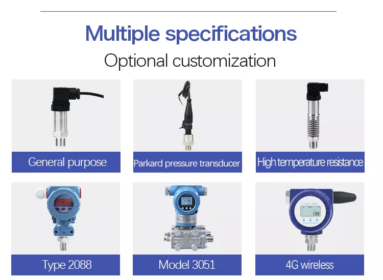 High Quality Air Sensor Oil Atmospheric Smart Vacuum 150Psi 4 - 20Ma Water Pressure Transmitter Sensor