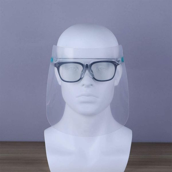 Eye Glasses Full Cover Plastic Clear Face Shield Visor