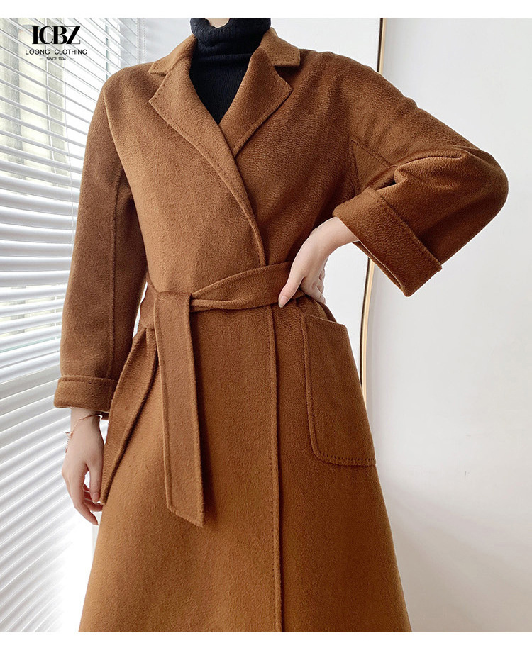 Плюс размер осенний зимний шерсть шерстяный длинный кардиган куртка женская куртка женский пальто