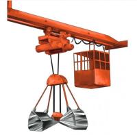 Pont à télécommande sans fil Crane With Bucket de poutre simple variable de vitesse