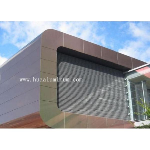 4x8ft Exterior Aluminium Wall Panels , ASTM 6mm ACM Panels In Exhibition