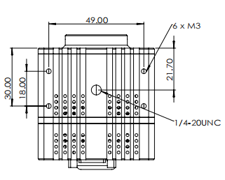 640×512 15μm TEC Cooled SWIR InGaAs Camera 1000fps Full 4TAP High Bandwidth Camera Link GS-SW64017151000KS-C-CL2