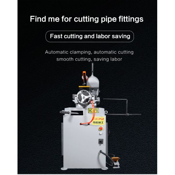 275AC Pneumatic Pipe Cutting Machine No Burrs No Dust Semi Automatic