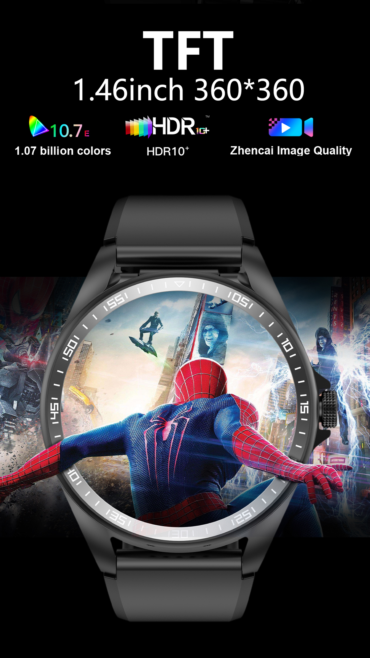 Dual Bluetooth Smart Watch with Call Function & Health Monitor