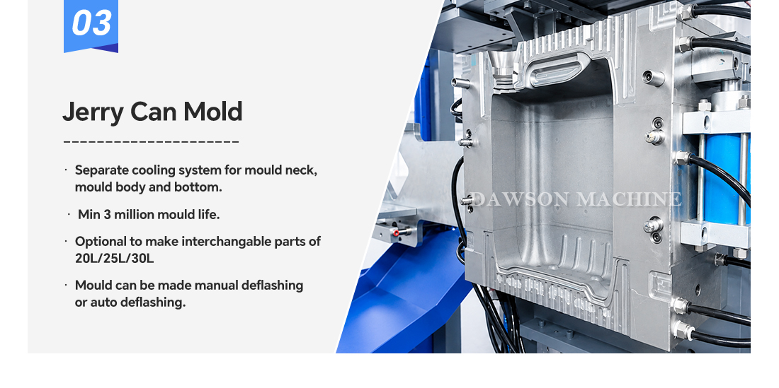 Automatic DSB100II-30L HDPE Plastic Container Blow Molding Machine 30L HDPE Jerry Can Blow Moulding Machine