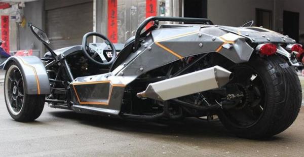 High Powered 250cc Tri Wheel Motorcycle ZONGSHEN For 2 Person