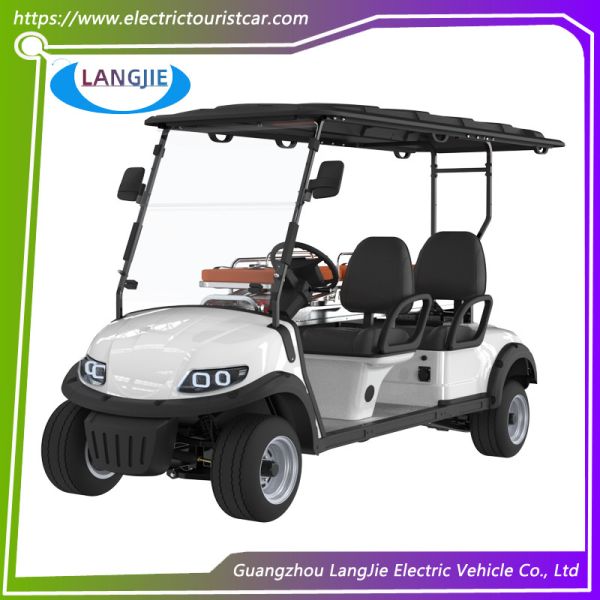 2 места + 1 кровать Электрические тележки для гольфа Мотор AC 5 кВт Электрическая машина скорой помощи Для больницы