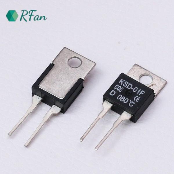 KSD01F Thermal Protector Thermal Resettable Fuse 250V AC For Circuit Board
