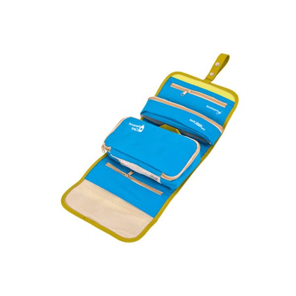 Foldable Travel Accessory Bag Polyester Oxford Cosmetic Bag For Vacation