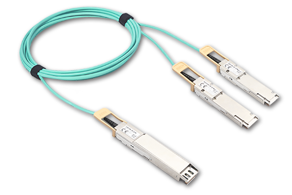 OSFP 800G to QSFP112 2 x 400G AOC  for Digital diagnostic functions