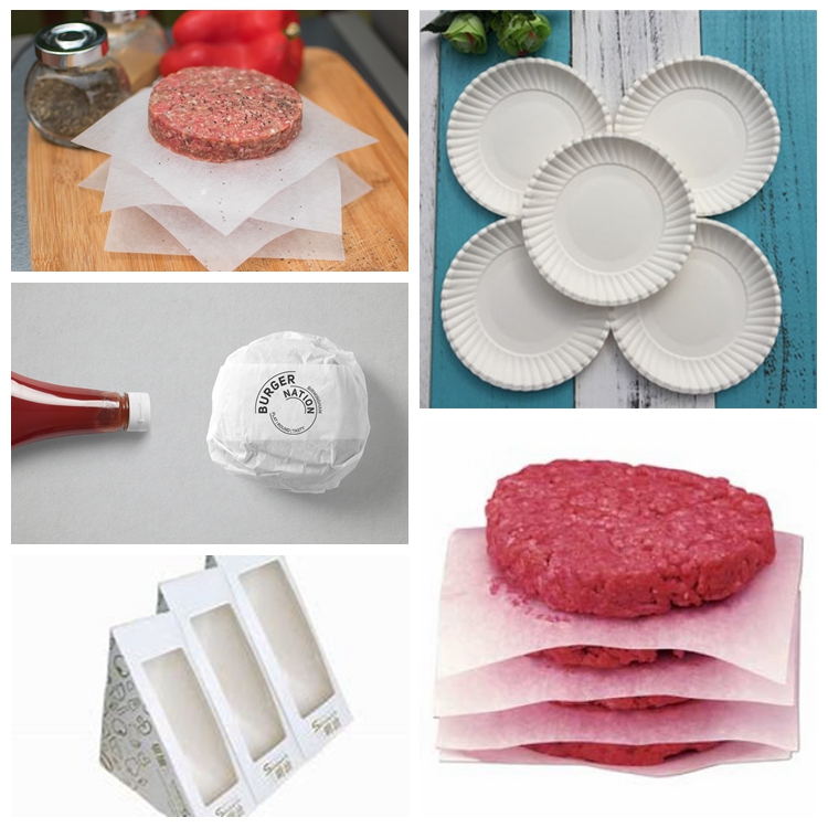 крен бумаги качества еды 100гсм 120гсм 140гсм, белая бумага Крафт для бумажных тарелок