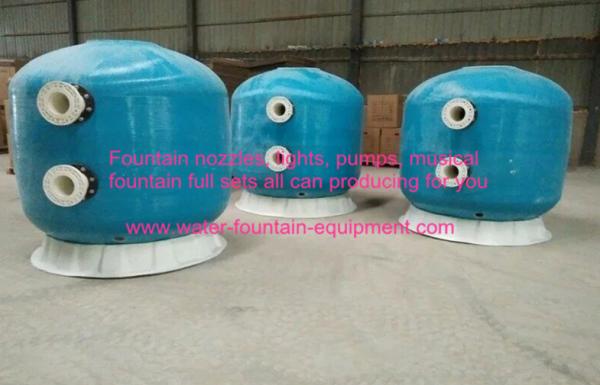 Diameter 1600 Commercial Fibreglass Swimming Pool Sand Filters Pools Filtration With Oil Guage Plate