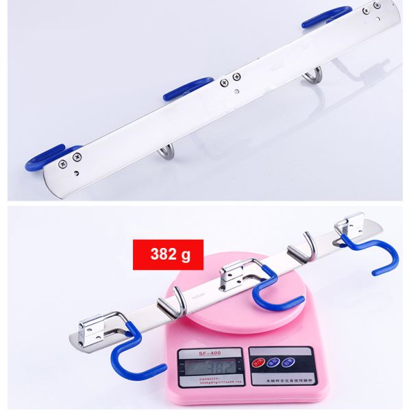 Stainless Steel 304 Broom Mop Holder Wall Mount Heavy Duty For Laundry Room Garage