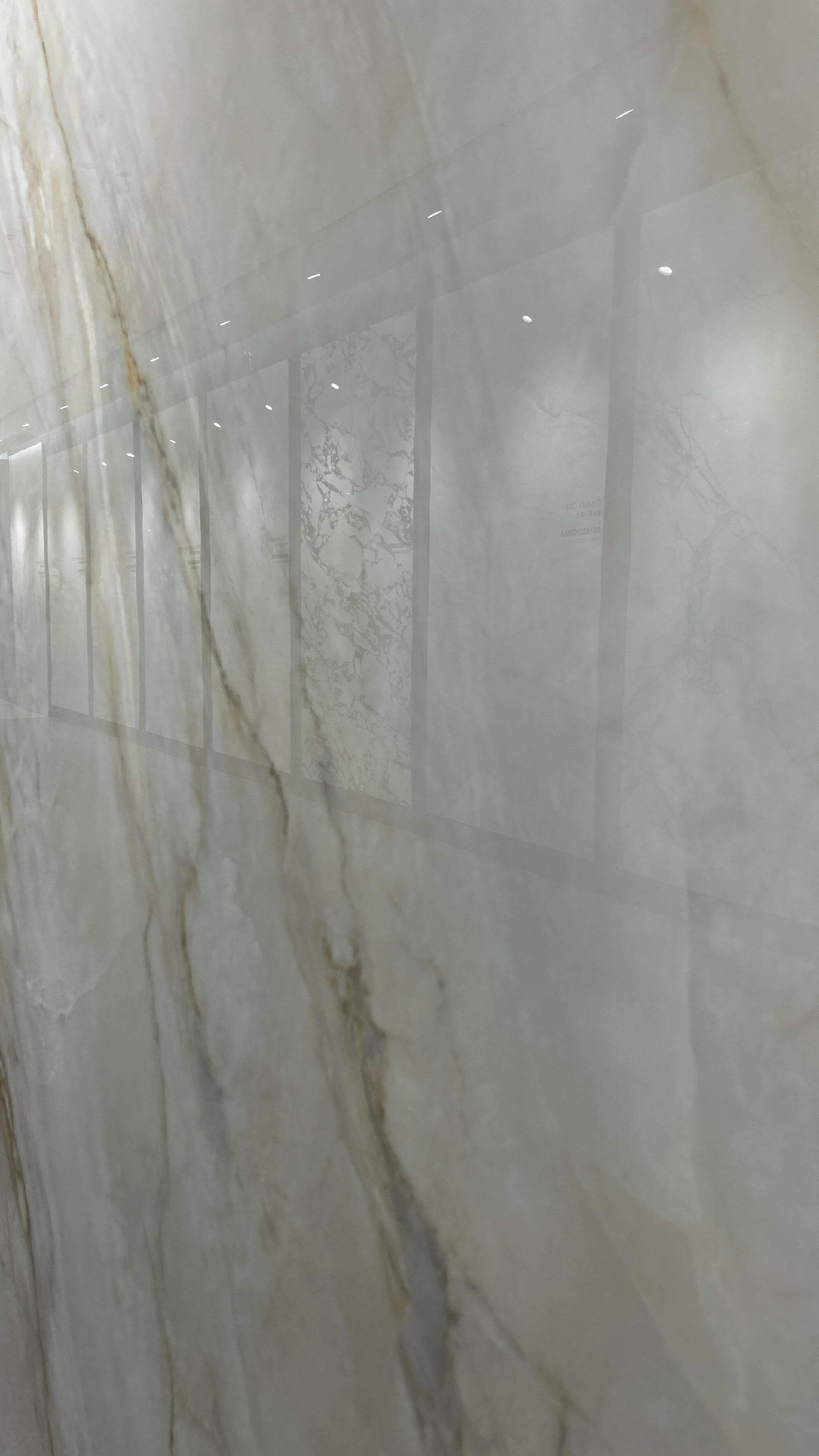 Eco-friendly Beige Marble 800x3600x12mm Polished Sintered Stone Slab for Kitchen and Dining Room