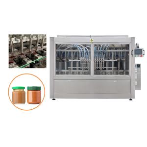 Automatic Servo Motor Piston Linear Glass Jar Apple Sauce Filling Machine With