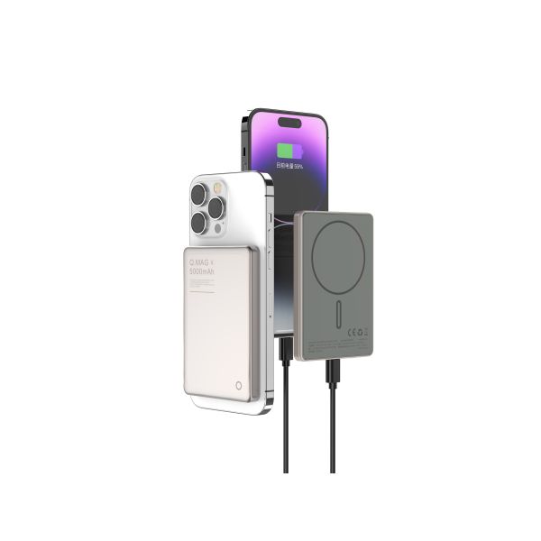 LI Polymer Wireless Magnetic Power Bank Mini High Capacity 5000mAh