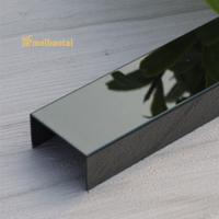 PVD a balayé l'équilibre U10, équilibre inoxydable de tuile d'acier inoxydable de bord de tuile de JIS
