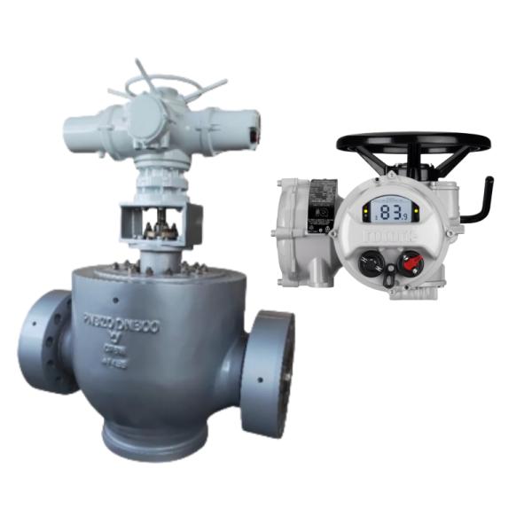 Actionneur électrique Rotork IQ avec corps de vannes de contrôle en tant qu'actionneur électrique Rotork pour vannes, actionneur électrique pour projet de traitement de l'eau