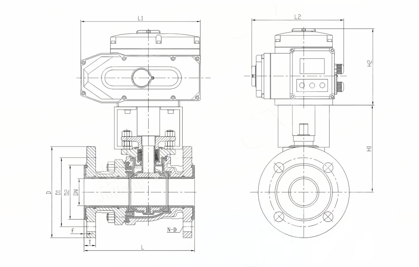 Wear Resistance Anti-Sticking Fully-Lined Ball Valve