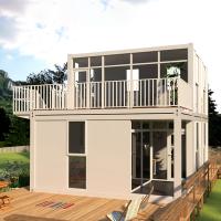 Vêtements en bois Construire rapidement une maison intelligente Container galvanisé Maison de livraison Container