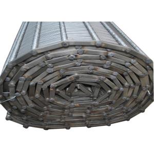 Carbon Steel Eye link Mesh Conveyor Belt / Loop Joined Wire Belt For Shrink Packing Machine