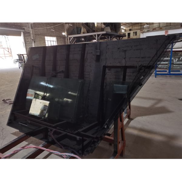 Гладкая 4 мм толщины закаленное ламинированное стекло перила балюстрада для лестницы балкона