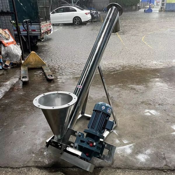 Stainless Steel Heat Resistant Screw Conveyor and Auger Feeder with Customized Vertical Elevator
