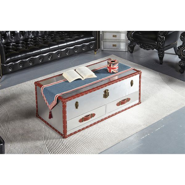 Nidea #307 Vintage Industrial Retro Aviator Vintage Trunk Cabinet  Lounge Pub Club Studio Furniture