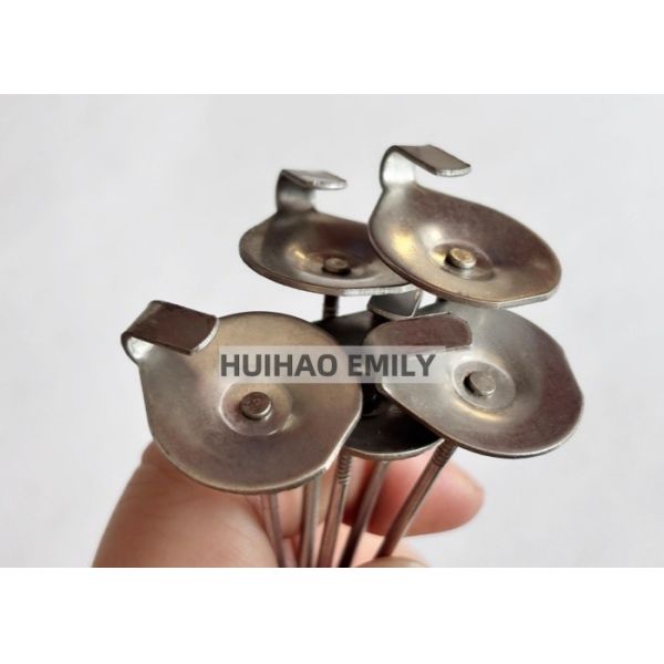 14 Ga Stainless Steel 304 Lacing Anchors Pins For Thermal Insulation Jackets