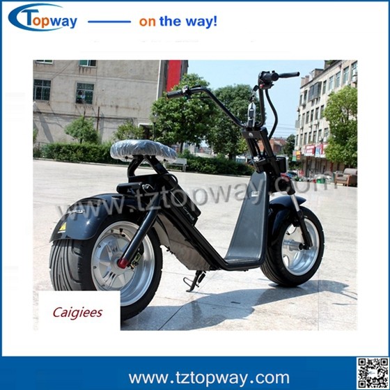 CE 18*9.5 tyre citycoco/seev/woqu electric halley scooter 60v 1000w